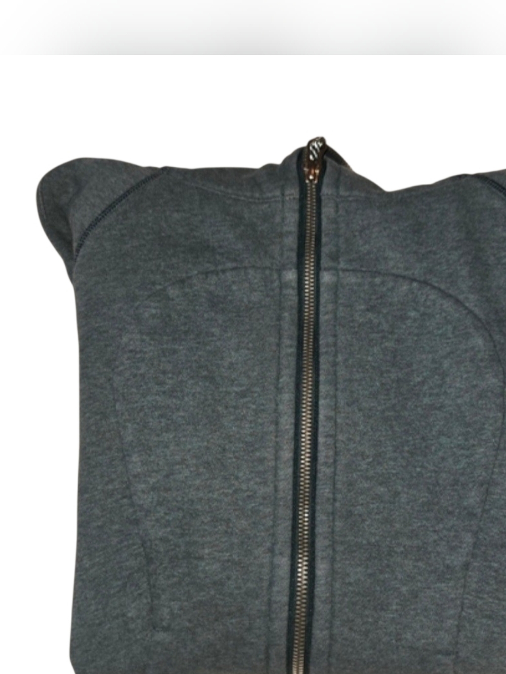 Lululemon Scuba Full Zip Hoodie Womens Greensize 6 Thumbholes Jacket - Picture 6 of 6